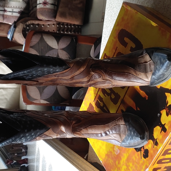 Lane Women's Western Old Glory Boots Size 9.5B - Picture 2 of 12